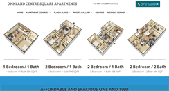 Desktop Screenshot of omni-apartments.com